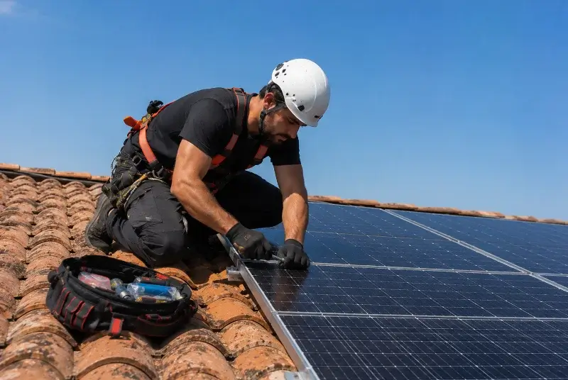 Maintenance et monitoring de panneaux solaires à Puylaurens
